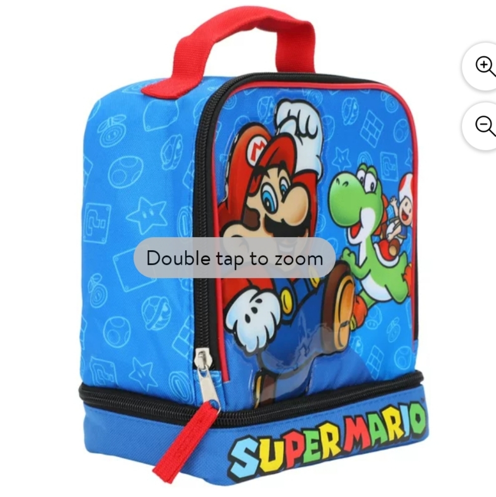 Nintendo Super Mario lunch bag NWT